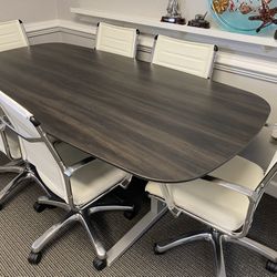 Conference Table With 6 Chairs
