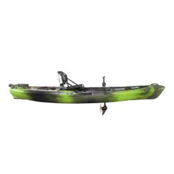 Perception Pescador Pilot 12 | Sit on Top Fishing Kayak with Pedal Drive 