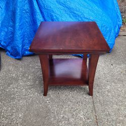 All OakWood Side Table