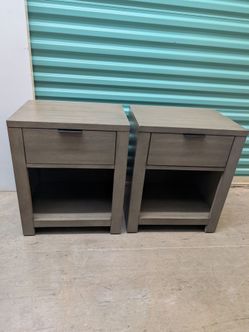 Tribeca Grey Nightstands