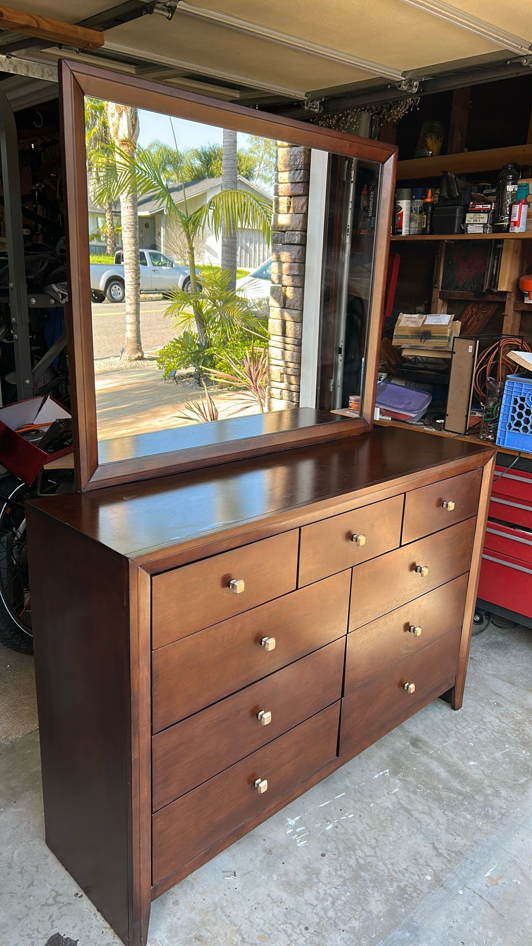 Matching Dresser and Mirror