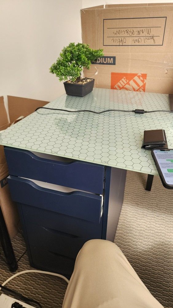 IKEA GLASHOLM / ALEX Table for Sale in San Marcos, CA OfferUp