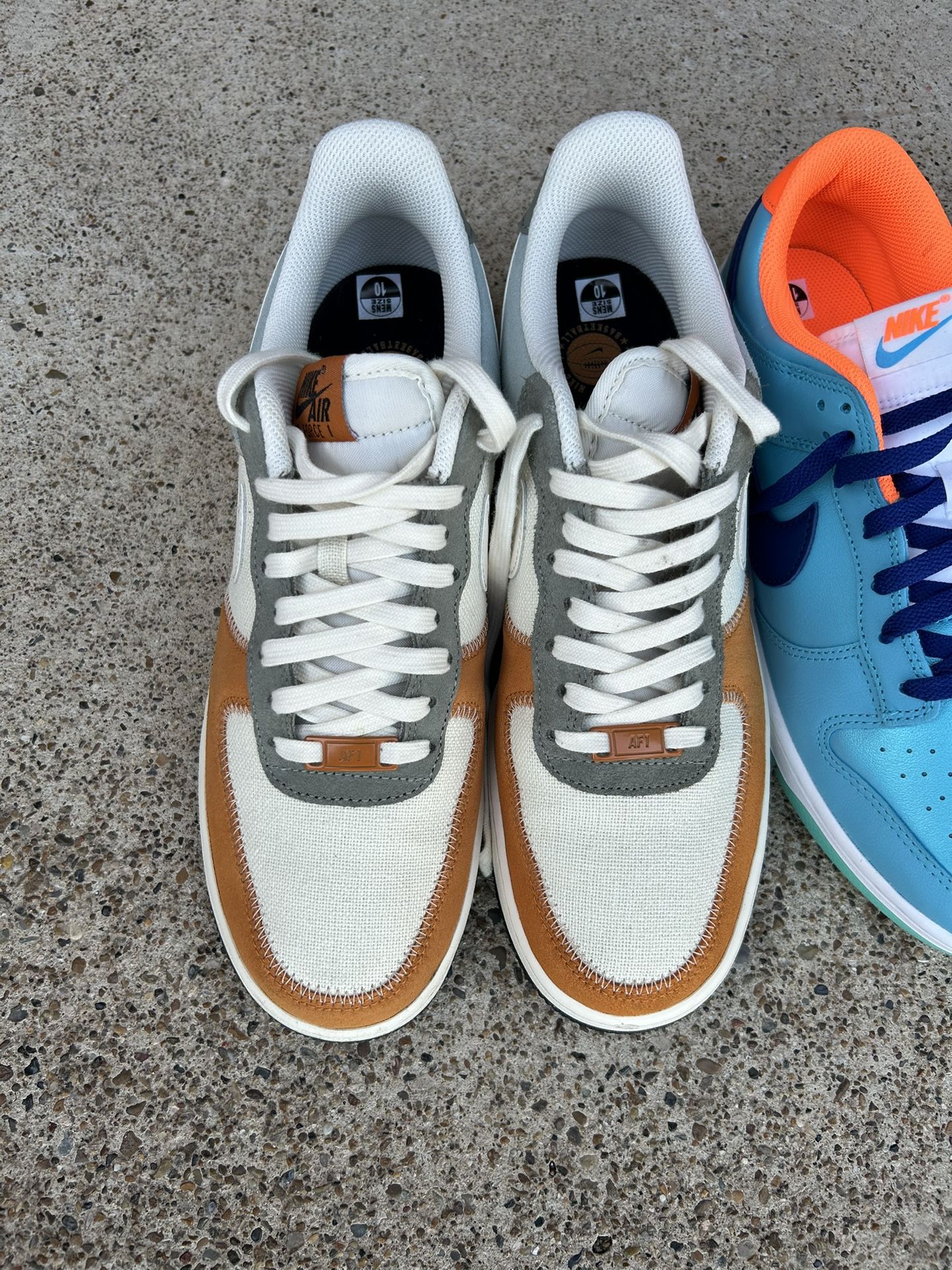 MEN'S NIKE AIR FORCE 1 '07 LV8 CASUAL SHOES 10 Men's
