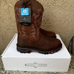 WOKK BOOTS CODY JAMES COMPOSITE TOE SIZE 12 -13-MENS 