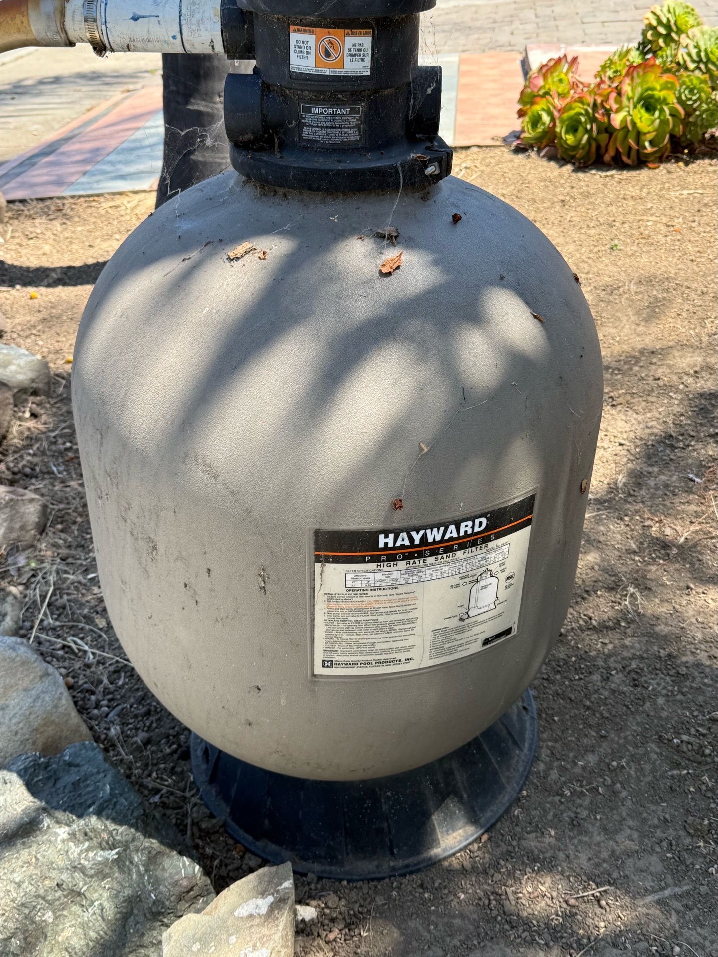 Koi pond Sand filter