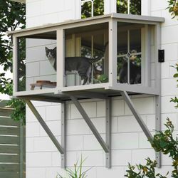 Cat Window Box, Window Catio Outdoor Enclosure-