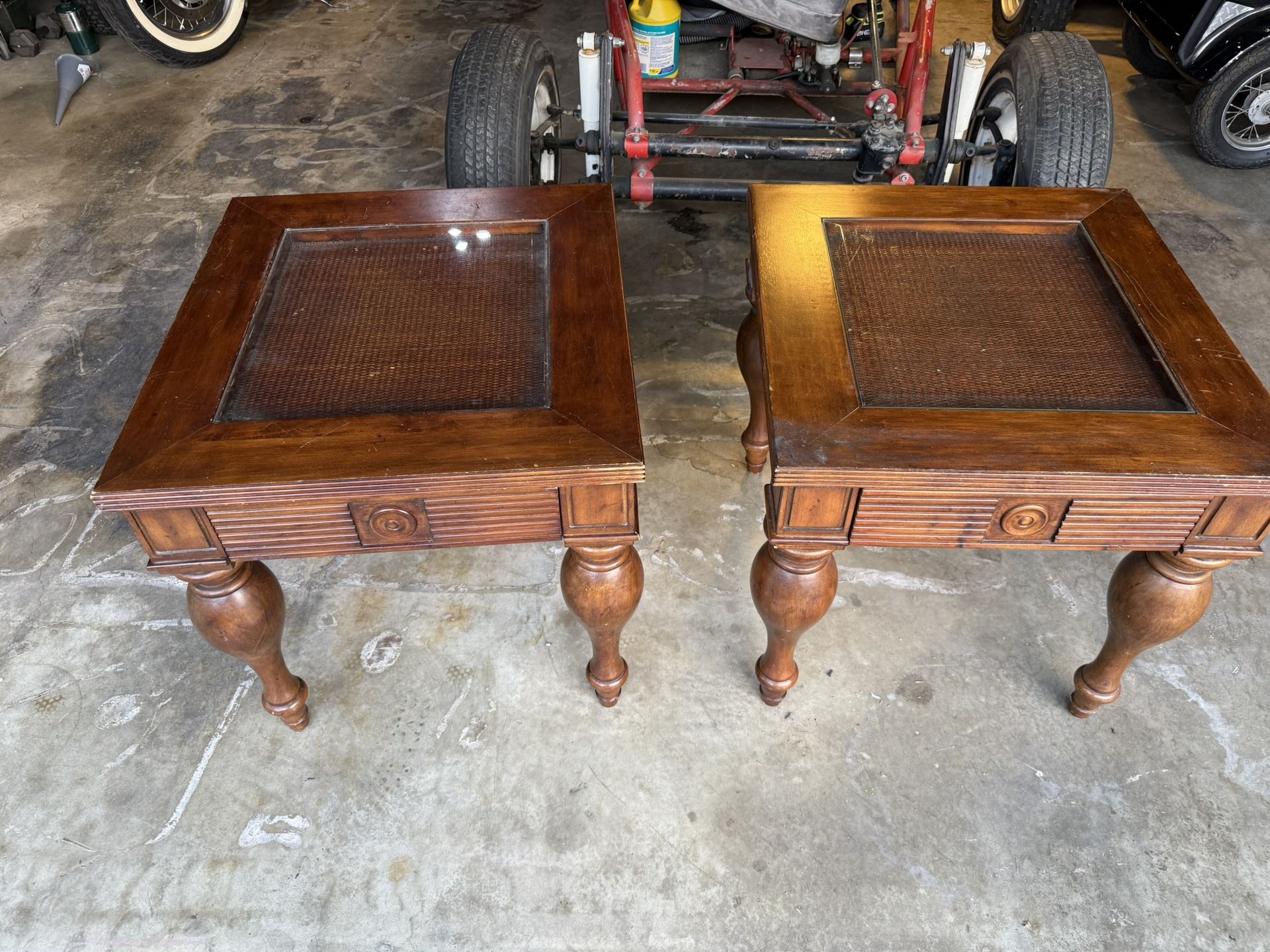 End Tables and a Matching Coffee Table 
