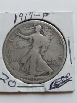 1917-P Walking Liberty Silver Half Dollar