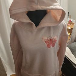 Pink Butterfly Hoodie