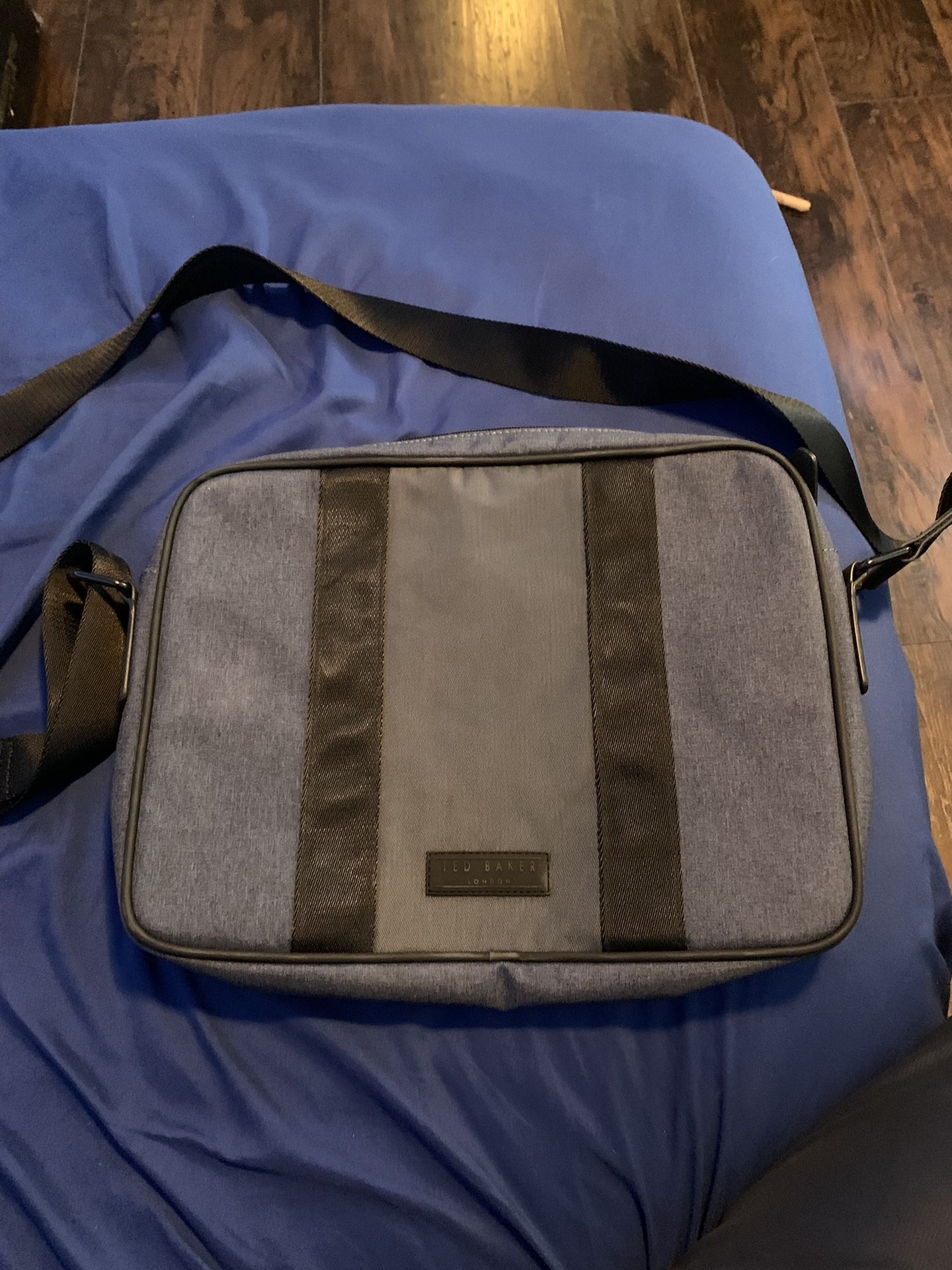 Ted Baker London Blue Spiner Messenger Bag