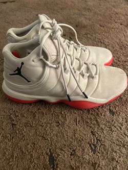 Nike Air Jordan High-Top Sneakers White Red