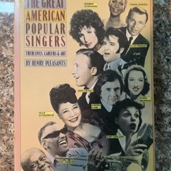 The Great American Popular Singers By Henry Pleasants