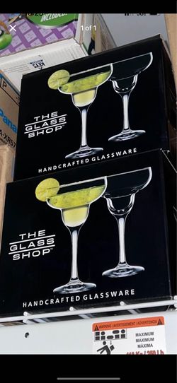 The glass shop handcrafted margarita glasses