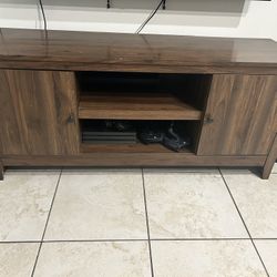 Wood TV Stand 
