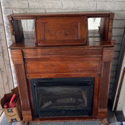 Antique Fireplace Mantel 