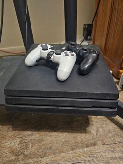 Sony PS4 Pro with Two Controllers