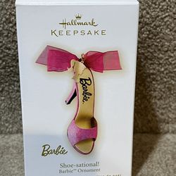 Hallmark Keepsake Ornament Barbie 2009 SHOE Shoe-sational! Pink Shoe with Charm