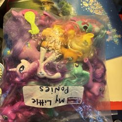 A Bag Of My Little Pony Figures