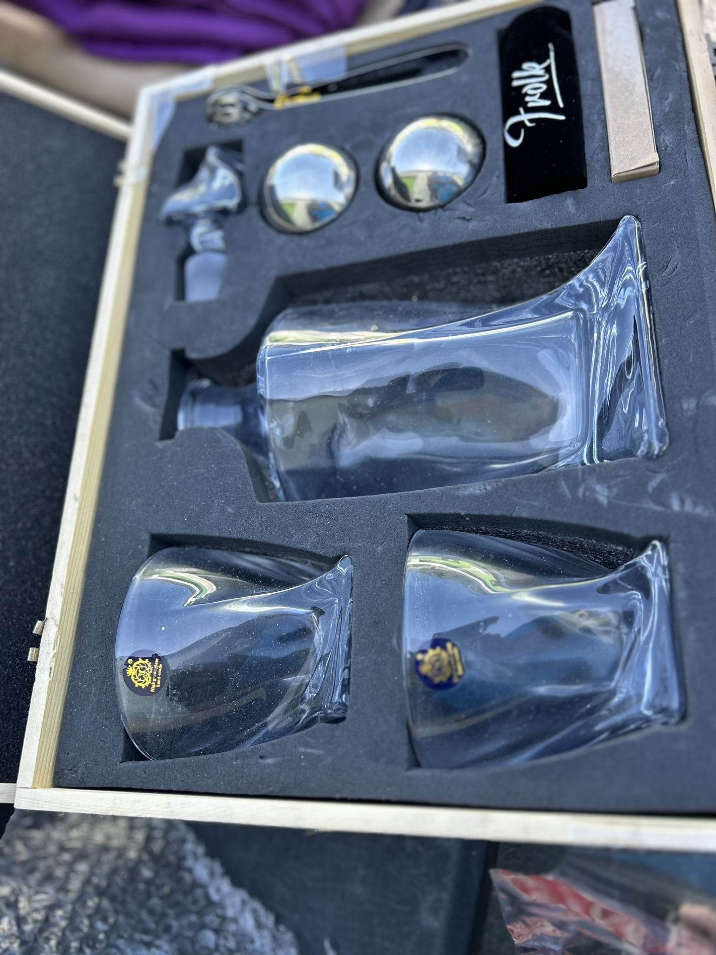 FROLK Whiskey Decanter Set