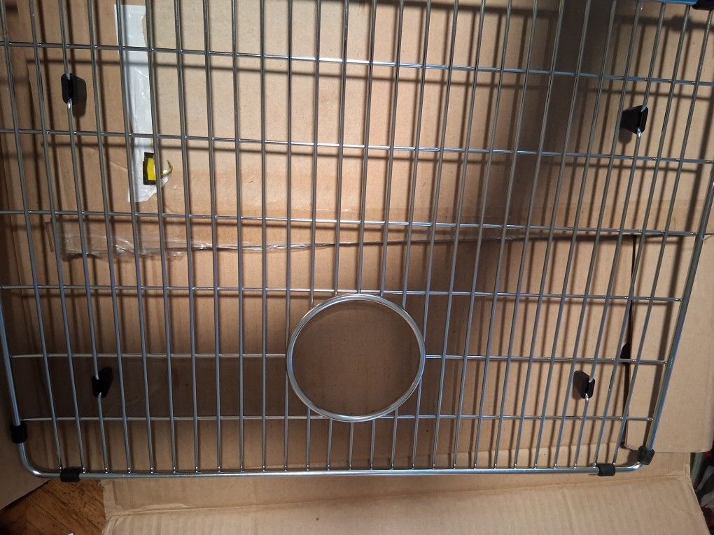 Elkay 15x21 Back Center Drain Stainless Steel Sink Grid