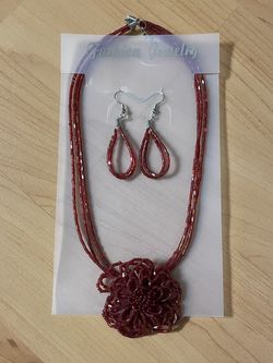 RED JEWELRY SET