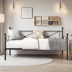 Black Metal Daybed 