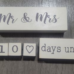 Wedding Countdown blocks
