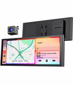 9.26" Wireless Portable Carplay Screen for Apple Car Play Android Auto OTA