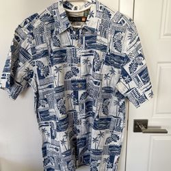 Quicksilver Hawaiian Shirt. Size Large.