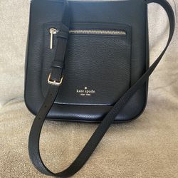 Kate Spade New York Black Leather Crossbody bag