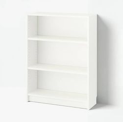 2 Ikea Billy White Bookcase Adjustable shelves 31.5 x 11 x 41.75