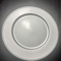 (12) Silver Charger Plates