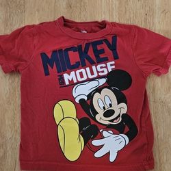 Micky Mouse 4t Kids Shirt 