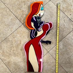 Jessica Rabbit Epoxy Wall Art