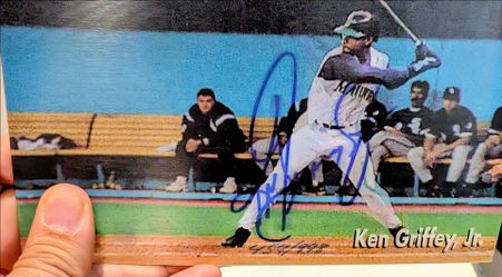 RARE Autograph Ken Griffey Jr. (5x7) Magic Motion Lenticular Photo Printers Proof /998 JSA
