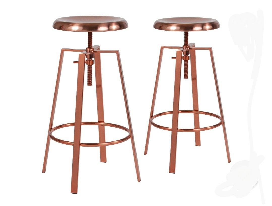 Rosegold Kitchen Bar Stools