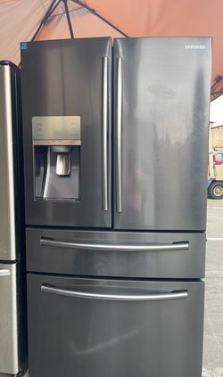 Samsung 4 Door Black Refrigerator
