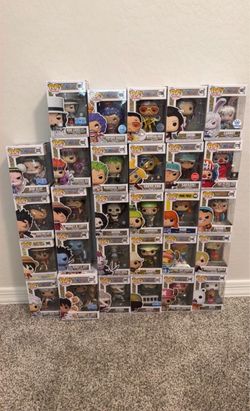 Lot of one piece Funko pop