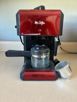 Mr. Coffee Espresso Machine Red