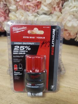 Milwaukee
M12 12V Lithium-Ion CP High Output 2.5 Ah Battery Pack