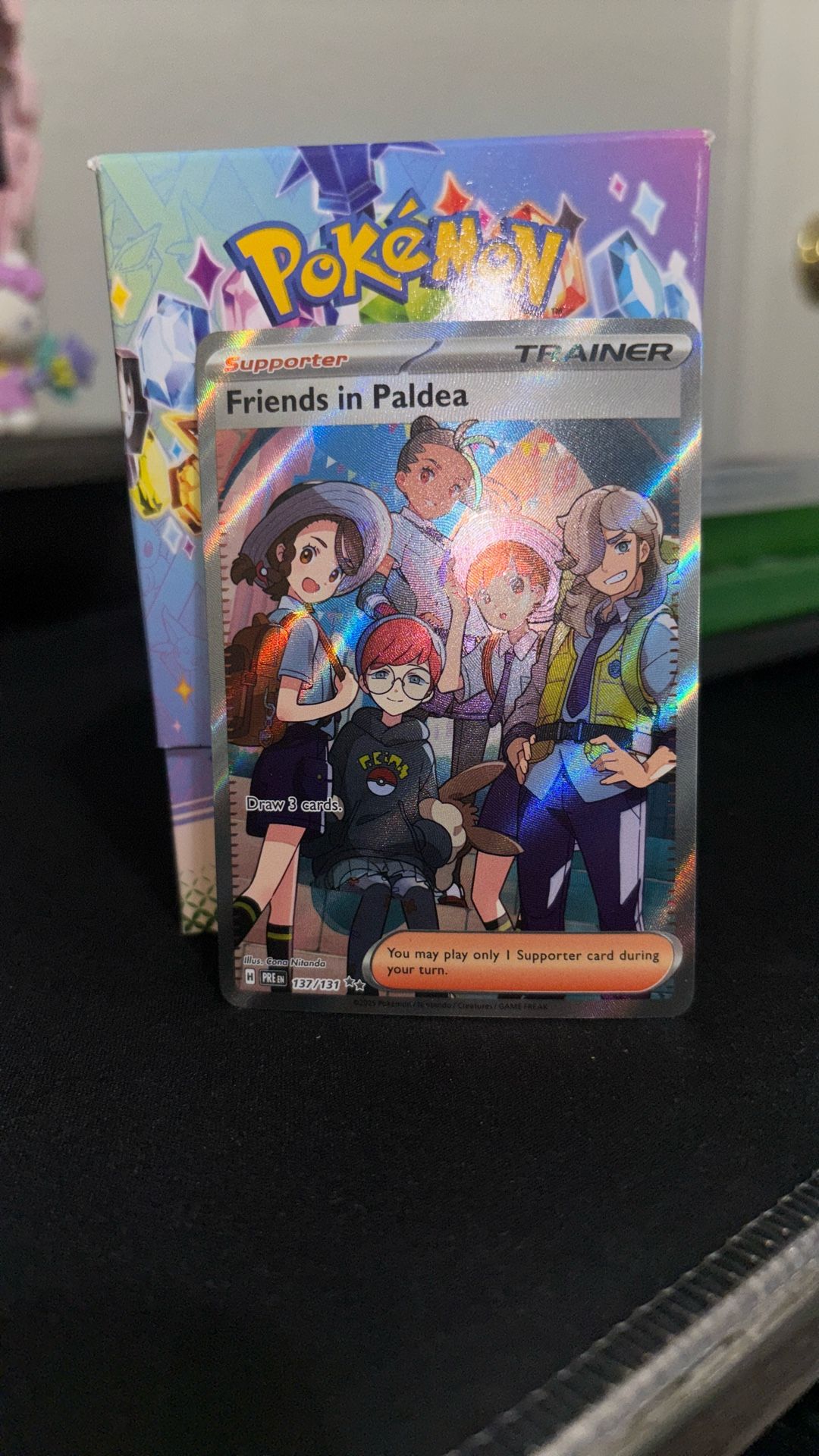 Pokemon Card Friends In Paldea Prismatic Evolutions 