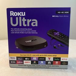 ROKU ULTRA ~ HD / 4K / HDR ~ NEW