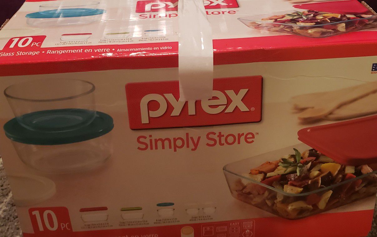 pyrex simply store 10 piece