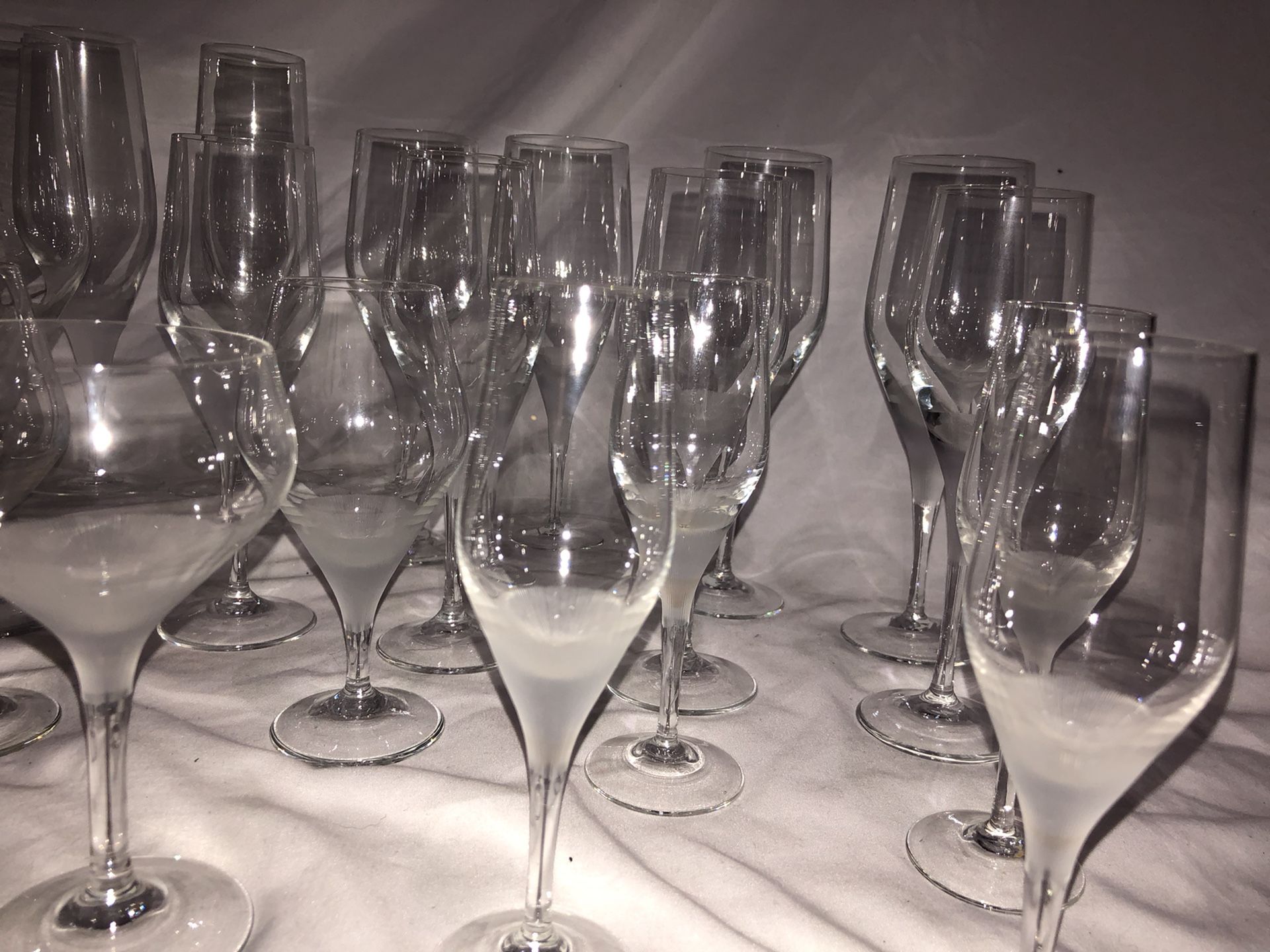 Etched Stemware Crystal