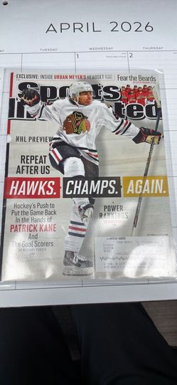 Vintage Sports Illustrated Sept 2013 - Patrick Kane Chicago Blackhawks Cover