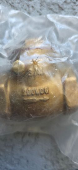 Brass Check Valve 3/4" 200 WOG