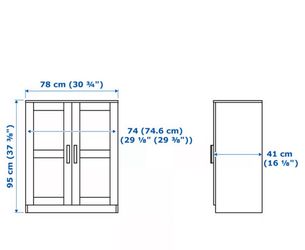 Two-Door Storage Cabinet with Shelves