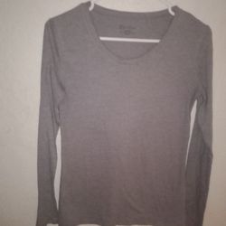 Grey Long Sleeve Shirt (M7-9) No Boundaries 