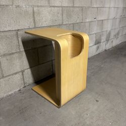 One Heavy Modern Side Accent Table Nightstand Night Stand