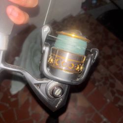 Spinning reel with 50 pound line